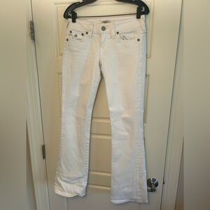 True Religion White Flare Jeans
